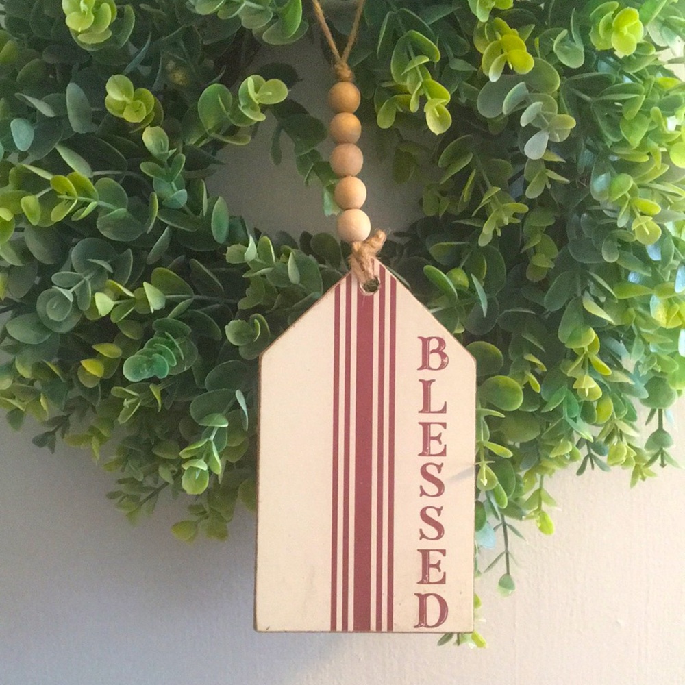 Blessed MDF Tag From Hobby Lobby NWT
